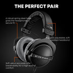 DT 770 Pro Studio Headphones - Over-Ear, Closed-Back, Professional Design for Recording and Monitoring (80 Ohm, Grey)
