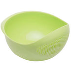 1/3Pcs- Colander Rice Bowl Drain Basket Fruit Bowl Washing Drain Basket with Handle Washing Basket Home Kitchen Organizer