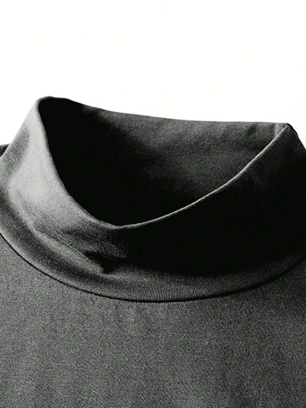 3Pcs/Set Men Solid Color Casual Turtleneck Long Sleeve T-Shirts, Autumn Tees, Fall Clothes