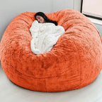 Soft Warm 180*90Cm Fur Giant Removable Washable Bean Bag Bed Cover Comfortable Living Room Furniture Lazy Sofa Coat