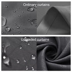 Outdoor Curtains Waterproof Garden Uv Exterior Curtain Sunlight Blackout Curtain for Patio Porch Pergola Covered Terrace Gazebo