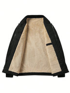 Men'S Fashion Fleece Casual Basic Everyday Wear, for Fall Winter