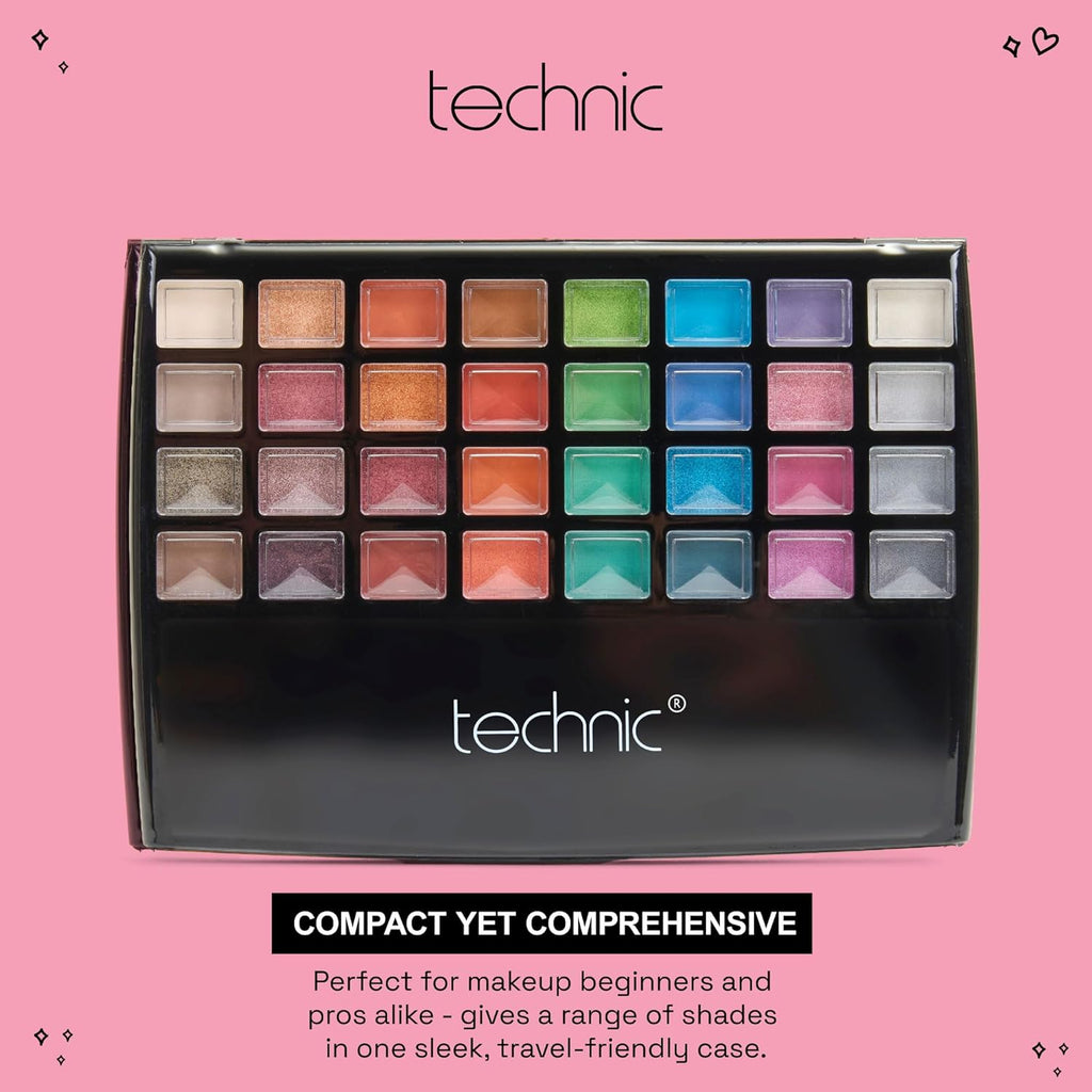 48 Eyes Eyeshadow Palette – Highly Pigmented Matte & Shimmer Shades with Mirror