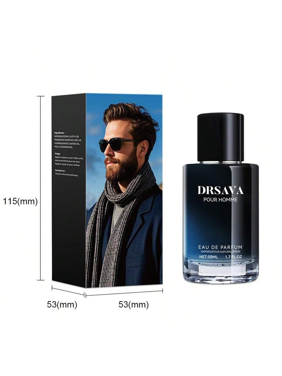 1.69Oz Men Cologne, Refreshing & Long Lasting Fragrance with Rich Scent, Suitable for Dating and Daily Life, Perfect Father'S Day Gift