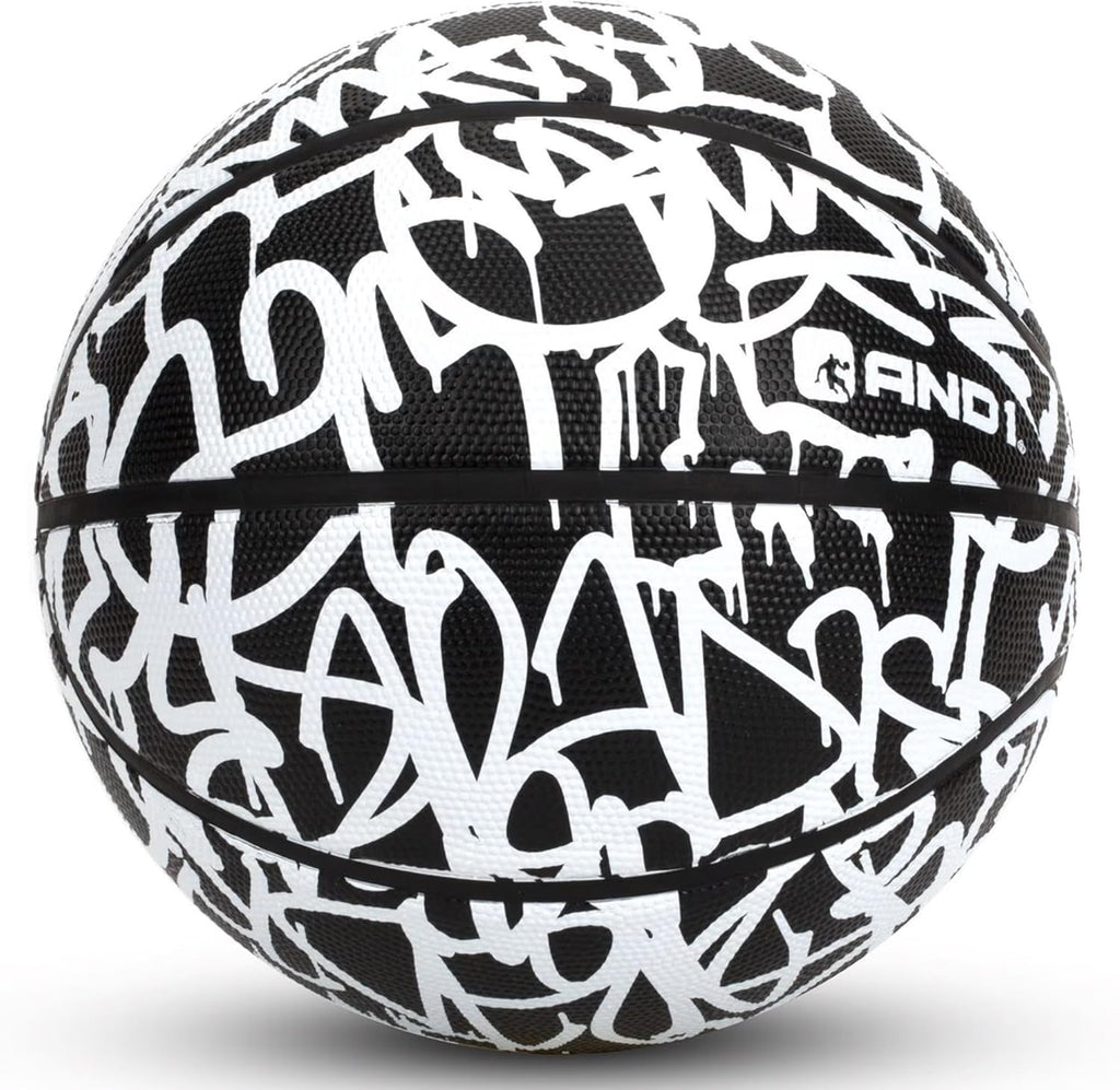 Chaos Rubber Basketball: Game Ready, Office Regulation Size (29.5”) Streetball, Made for Indoor/Outdoor Basketball Games- Graffiti Series