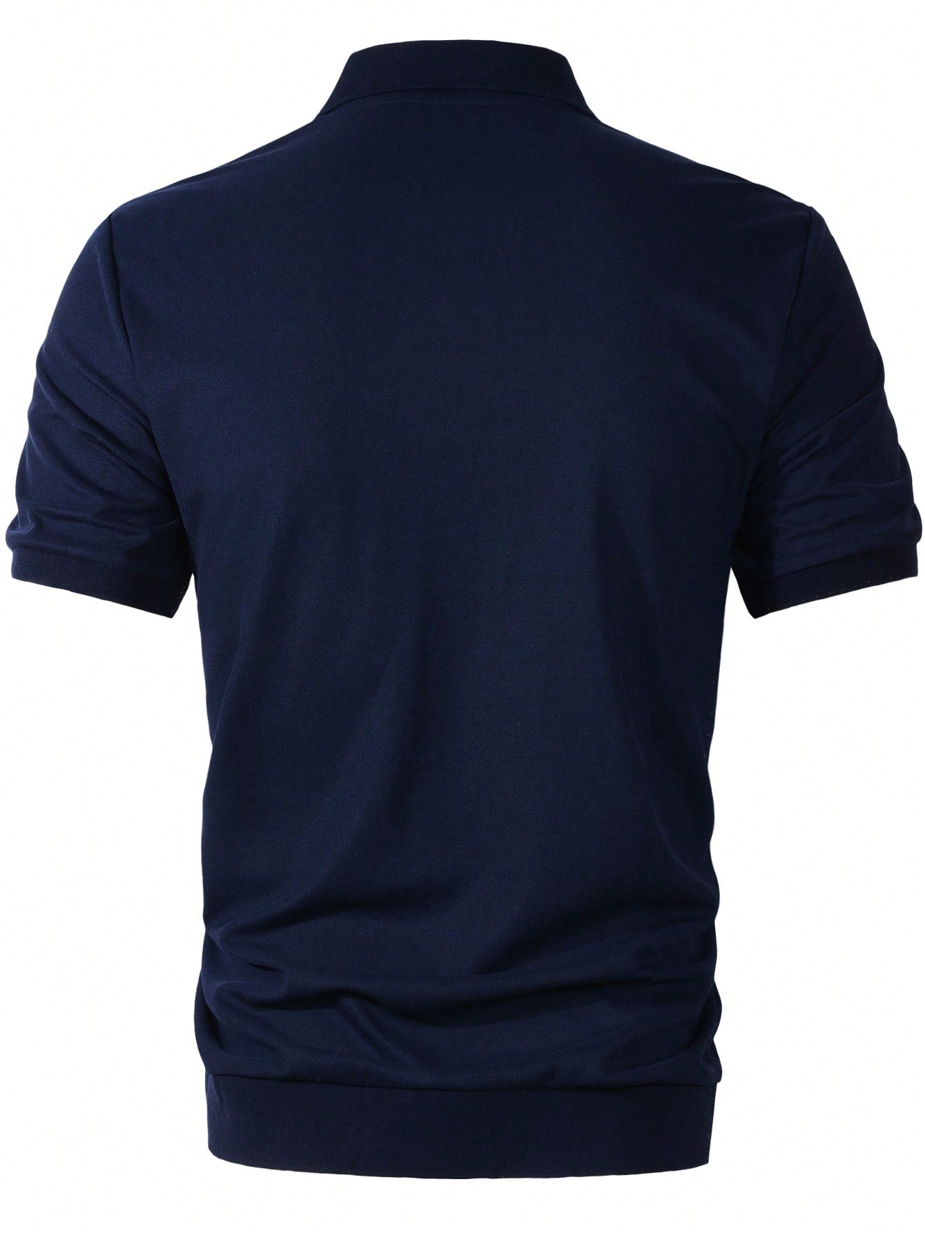 Manfinity Homme Men Casual Commute Short Sleeve Colorblock Polo Shirt, for Golf