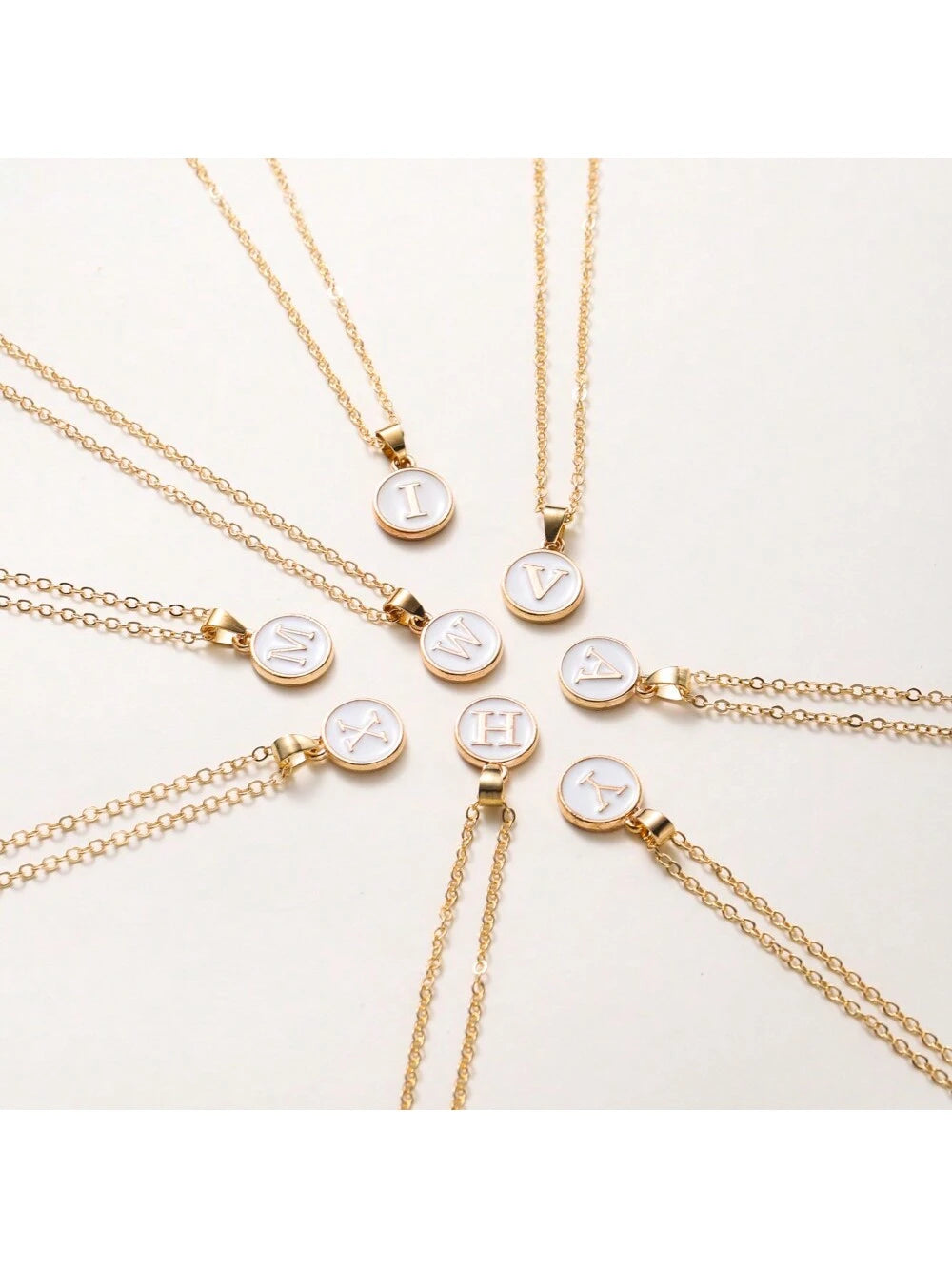 New A-Z 26 Letters Necklace Delicate Initials Name Clavicle Chain Choker Necklace for Women Fashion Jewelry Collares Gift