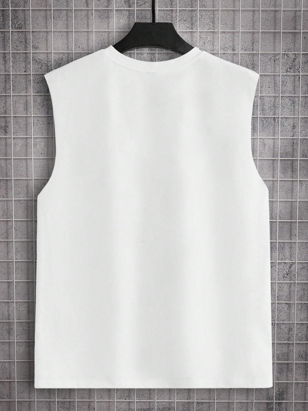 Manfinity RSRT Men'S Tropical and Letter Print Graphic Casual Summer Sleeveless Tank Top