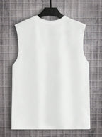 Manfinity RSRT Men'S Tropical and Letter Print Graphic Casual Summer Sleeveless Tank Top