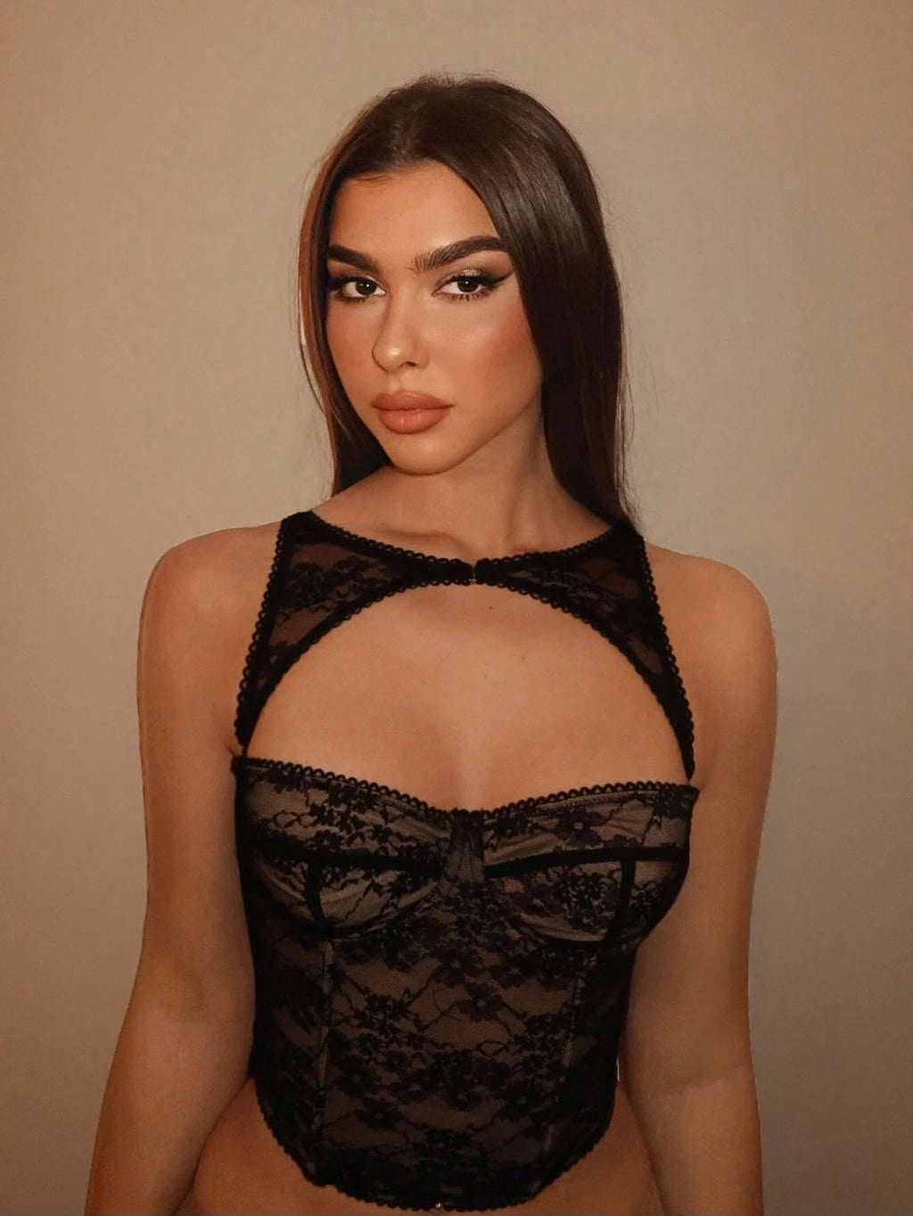 X Ludmilla  BAE Music Festival Holiday Black Removable Corset Top, Concert Outfits