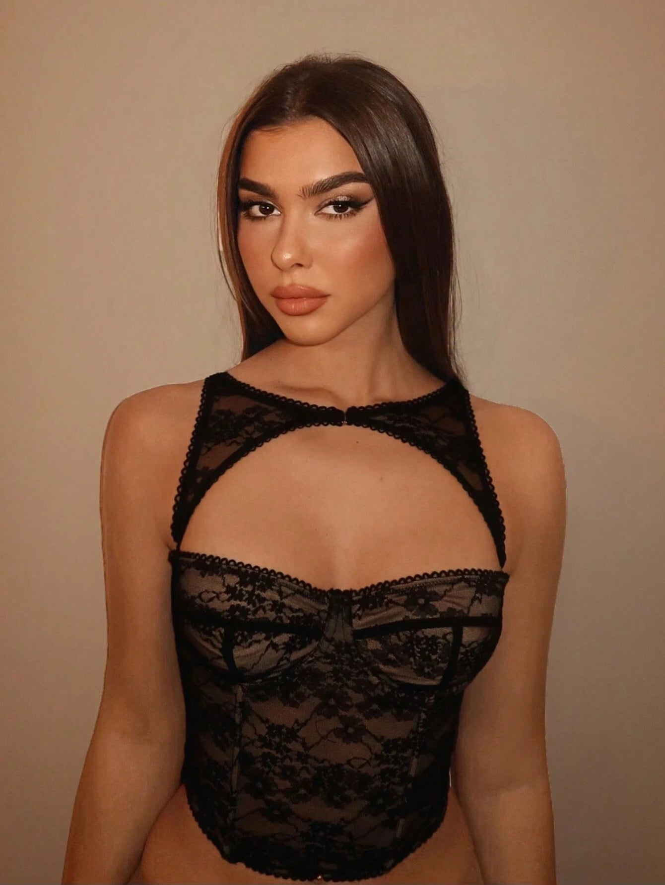 X Ludmilla  BAE Music Festival Holiday Black Removable Corset Top, Concert Outfits