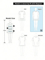 Manfinity EMRG Men Hand Print round Neck Short Sleeve Oversized Casual T-Shirt, for Going Out