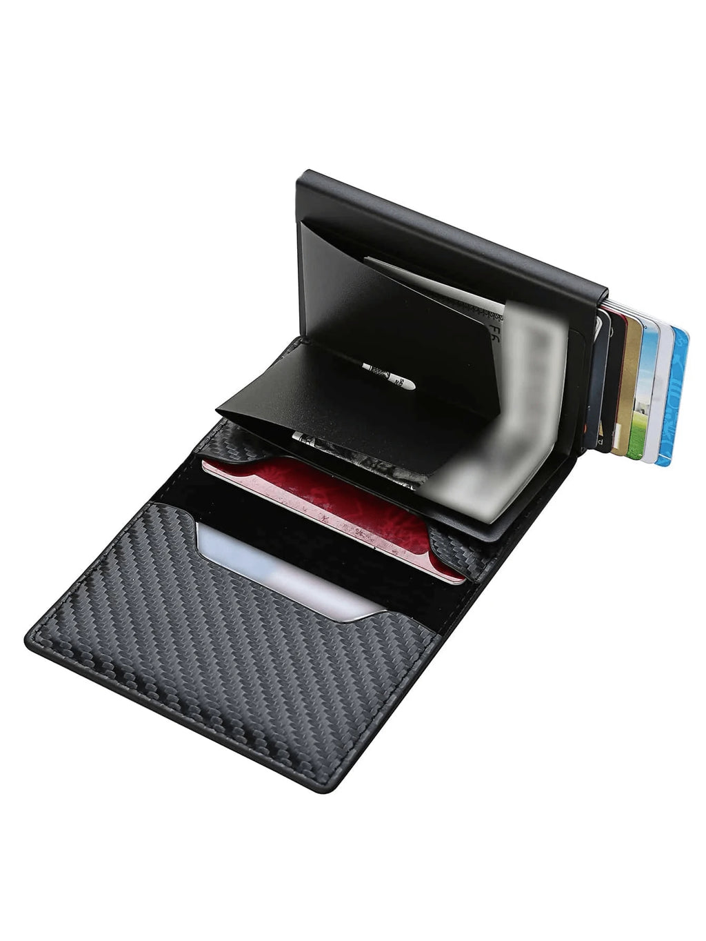1Pc Men'S Minimalist Ultra-Thin RFID Blocking Wallet, Slim Coin Purse Card Holder, Aluminum Alloy Side Push Card Case, ID & Driver'S License Holder, Gift Suitable for Teen, Summer Casual, Outdoor, Athletic, Vacation, Travel, Graduation, Birthday Dress Accessories Formal/Business Formal