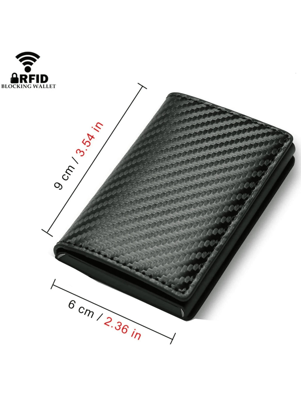 1Pc Men'S Minimalist Ultra-Thin RFID Blocking Wallet, Slim Coin Purse Card Holder, Aluminum Alloy Side Push Card Case, ID & Driver'S License Holder, Gift Suitable for Teen, Summer Casual, Outdoor, Athletic, Vacation, Travel, Graduation, Birthday Dress Accessories Formal/Business Formal
