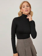 MOTF PREMIUM HIGH NECK FORM FITTED TEE