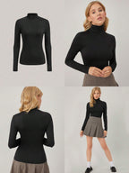 MOTF PREMIUM HIGH NECK FORM FITTED TEE