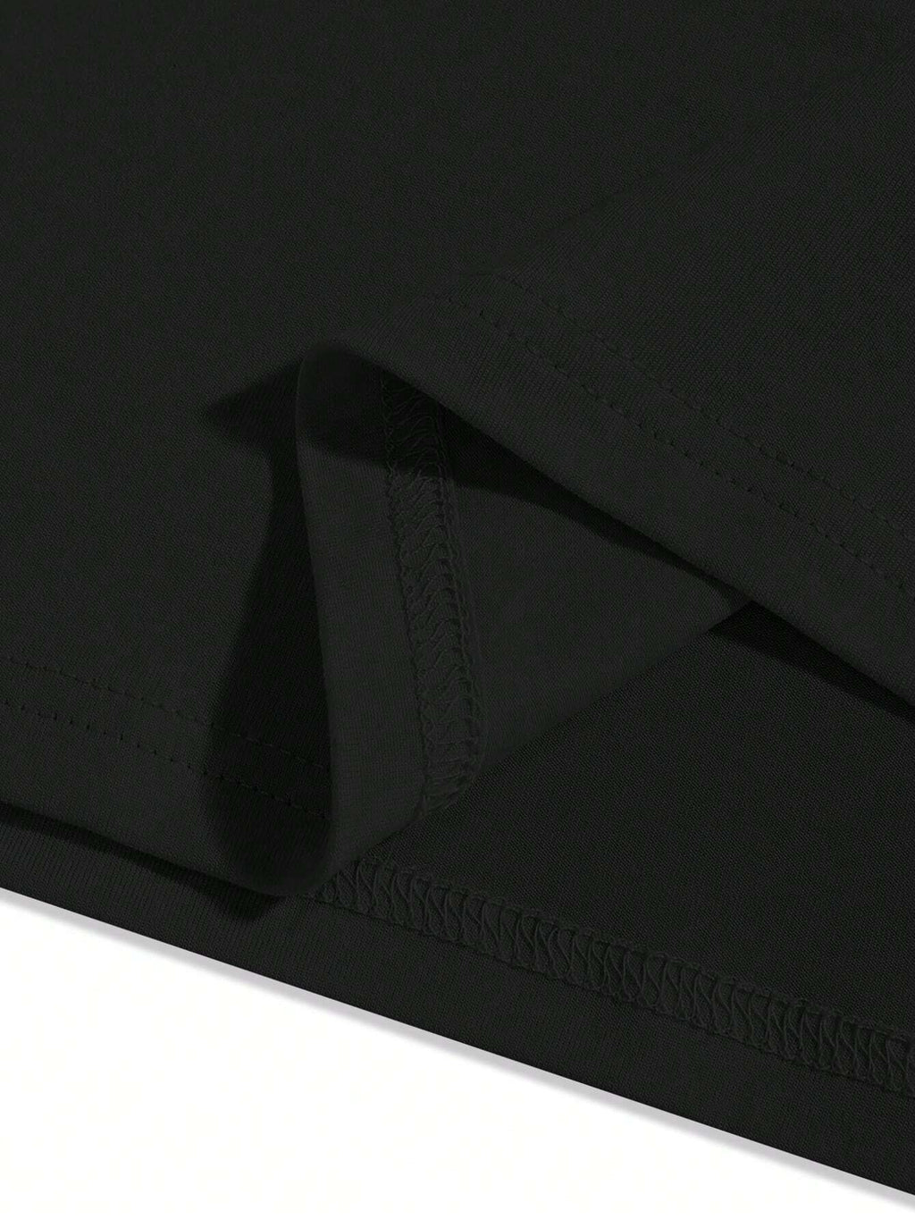 Manfinity EMRG Men Hand Print round Neck Short Sleeve Oversized Casual T-Shirt, for Going Out