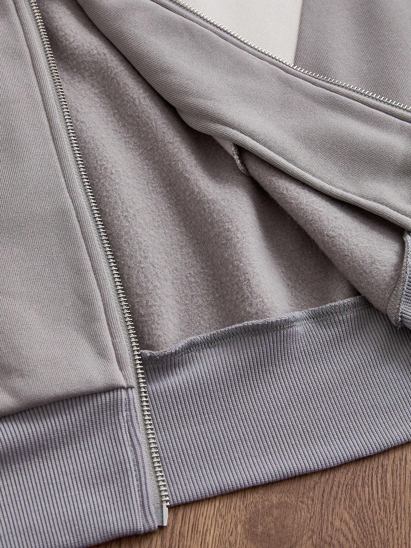 Manfinity Unisex Men'S Fashion Casual Knit Loose Fit Long Sleeve Hooded Sweatshirt, for Fall, Winter