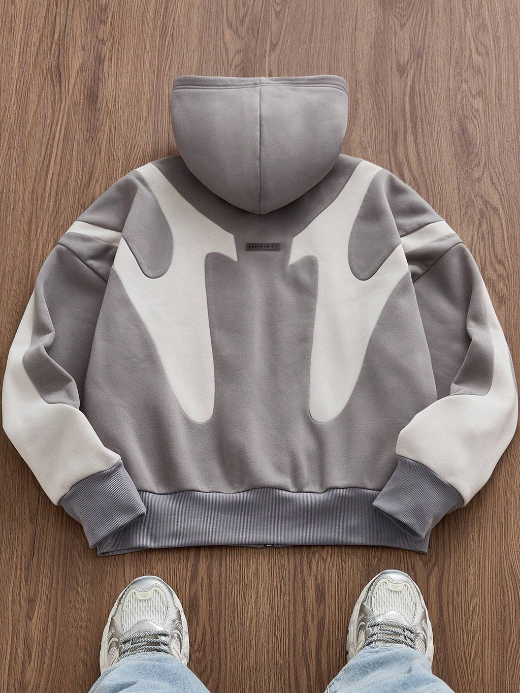 Manfinity Unisex Men'S Fashion Casual Knit Loose Fit Long Sleeve Hooded Sweatshirt, for Fall, Winter