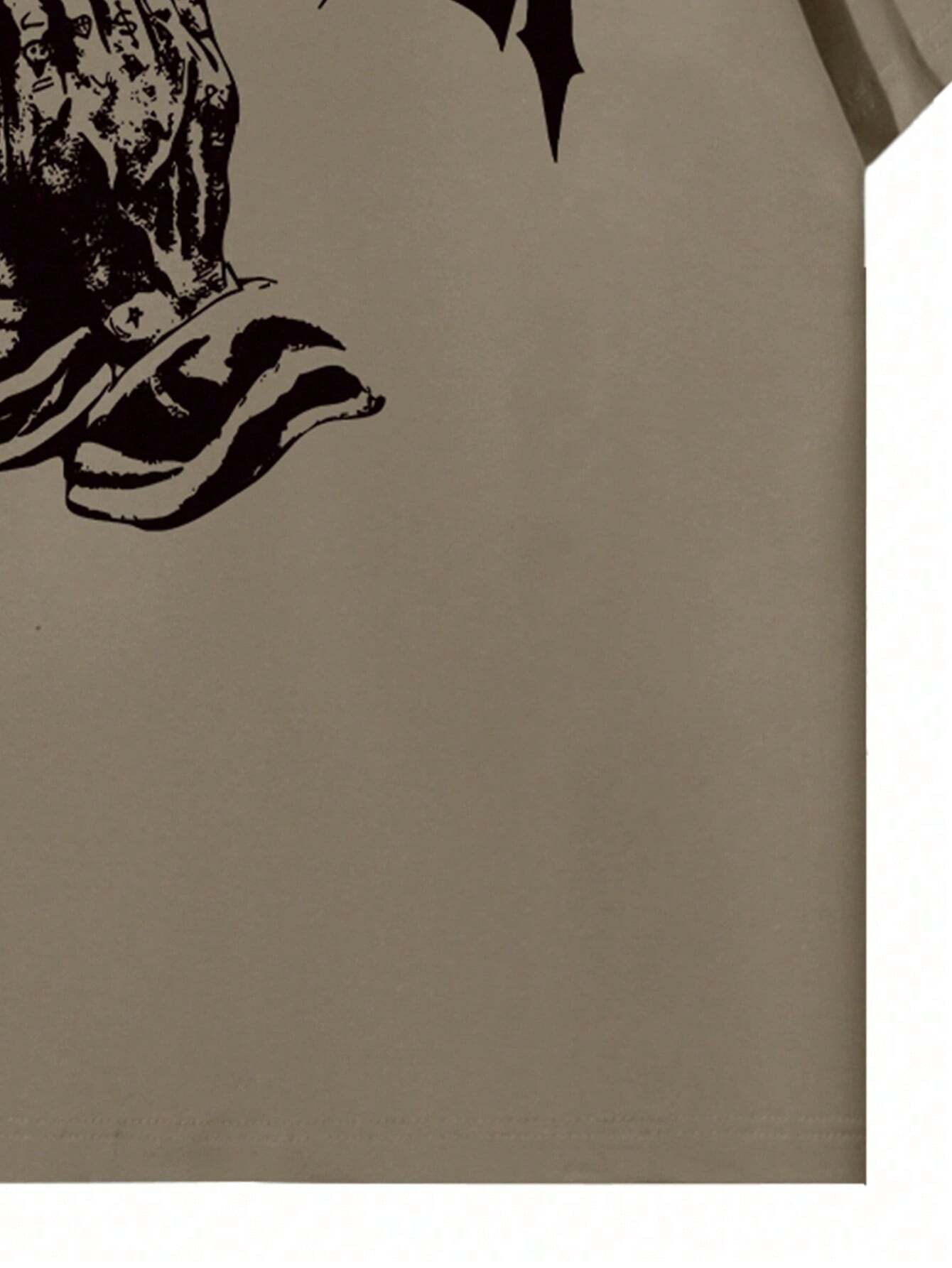 GENIUS ODE 4Pcs Men Casual Graphic and Letter Graphic Print round Neck Short Sleeve T-Shirt, Summer, for Friends