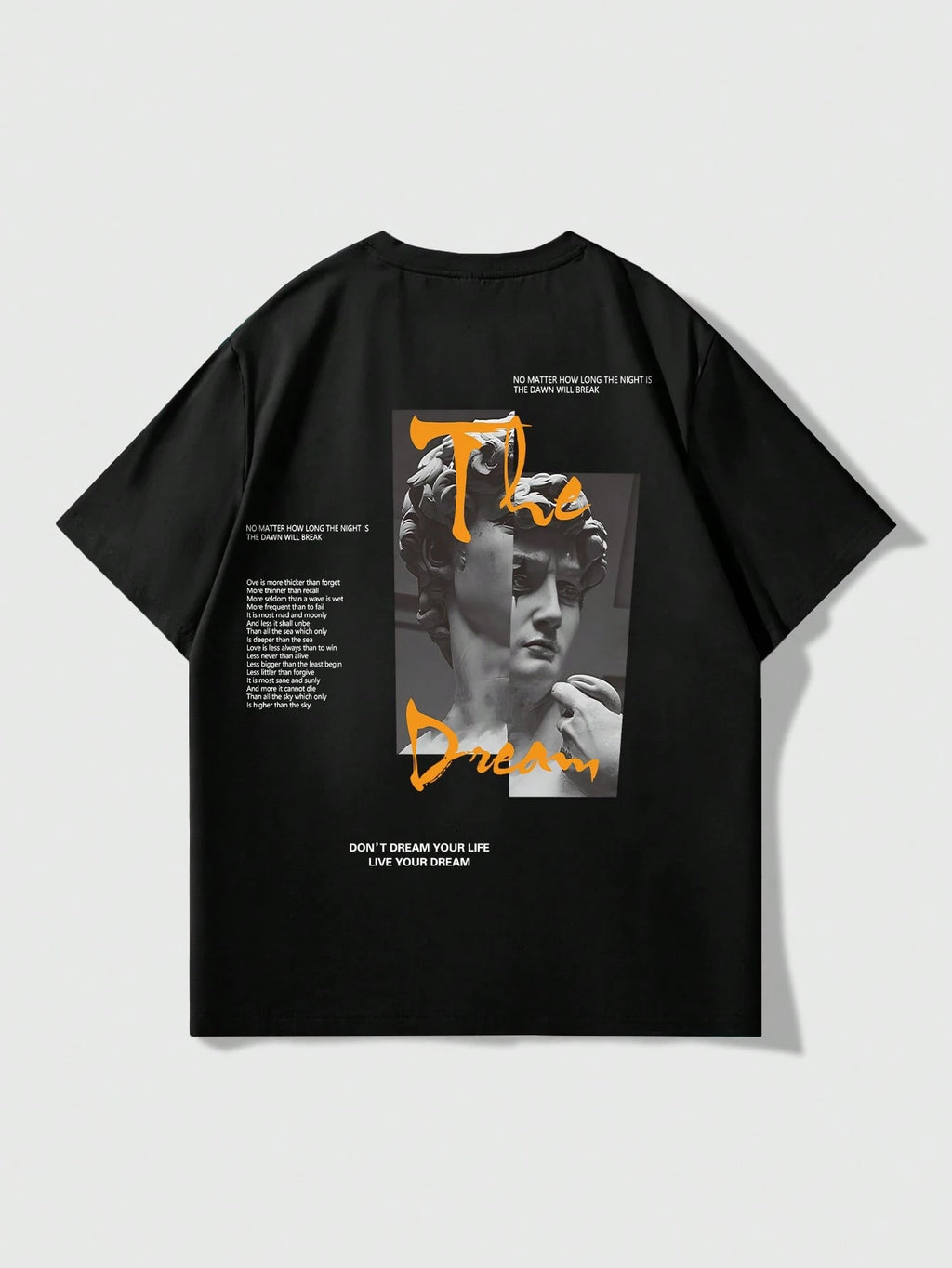 GENIUS ODE 4Pcs Men Casual Graphic and Letter Graphic Print round Neck Short Sleeve T-Shirt, Summer, for Friends