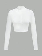 Ezwear 3Pcs Set Half Zip up Long Sleeve T-Shirts, Suitable for Autumn/Winter