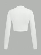 Ezwear 3Pcs Set Half Zip up Long Sleeve T-Shirts, Suitable for Autumn/Winter