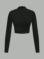 Ezwear 3Pcs Set Half Zip up Long Sleeve T-Shirts, Suitable for Autumn/Winter