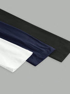 Ezwear 3Pcs Set Half Zip up Long Sleeve T-Shirts, Suitable for Autumn/Winter