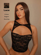 X Ludmilla  BAE Music Festival Holiday Black Removable Corset Top, Concert Outfits