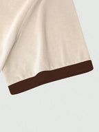 Claim Dot Men'S Casual round Neck Short Sleeve T-Shirt with Playing Card Print