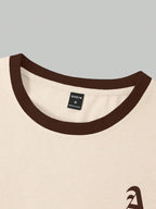 Claim Dot Men'S Casual round Neck Short Sleeve T-Shirt with Playing Card Print