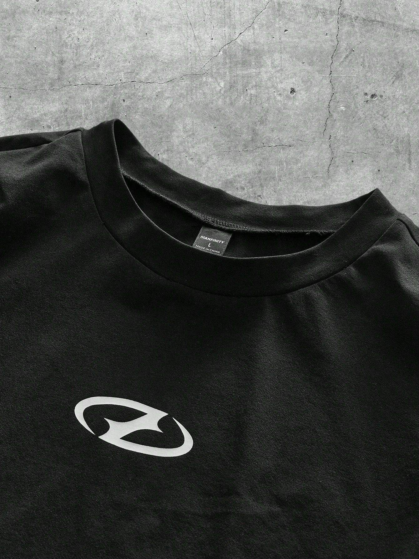 AXEPEAK Young Men'S Casual Loose Knit Short Sleeve Patchwork T-Shirt, Summer, Streetwear Ready