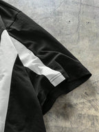 AXEPEAK Young Men'S Casual Loose Knit Short Sleeve Patchwork T-Shirt, Summer, Streetwear Ready