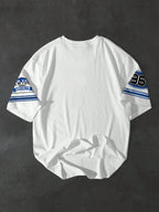 PAVTROS Manfinity Streetrush Men'S round Neck Short Sleeve T-Shirt, Fashion and Suitable for Summer