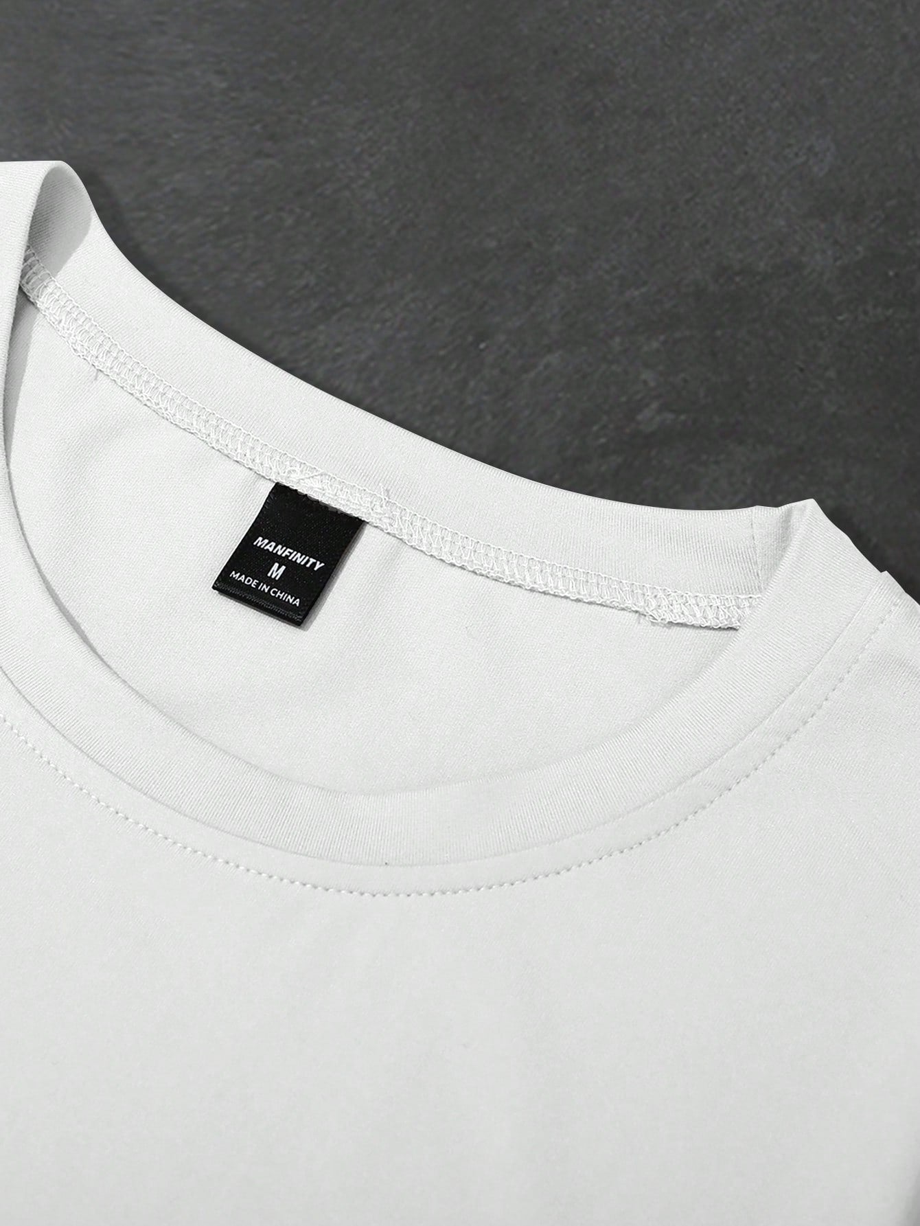 PAVTROS Manfinity Streetrush Men'S round Neck Short Sleeve T-Shirt, Fashion and Suitable for Summer