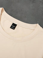 Manfinity EMRG Men'S Drop Shoulder round Neck Short Sleeve Casual Letter Print T-Shirt, Summer