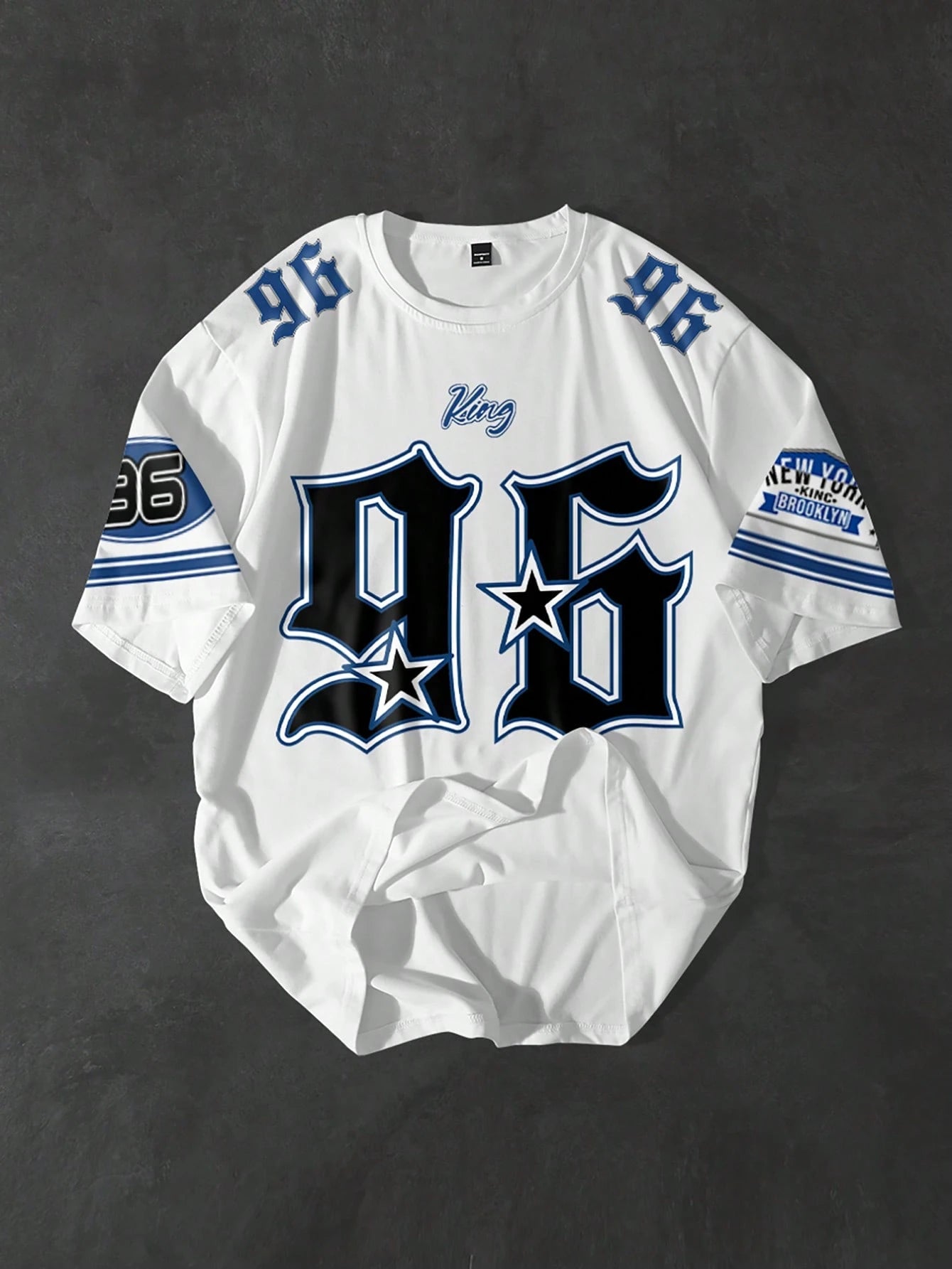 PAVTROS Manfinity Streetrush Men'S round Neck Short Sleeve T-Shirt, Fashion and Suitable for Summer