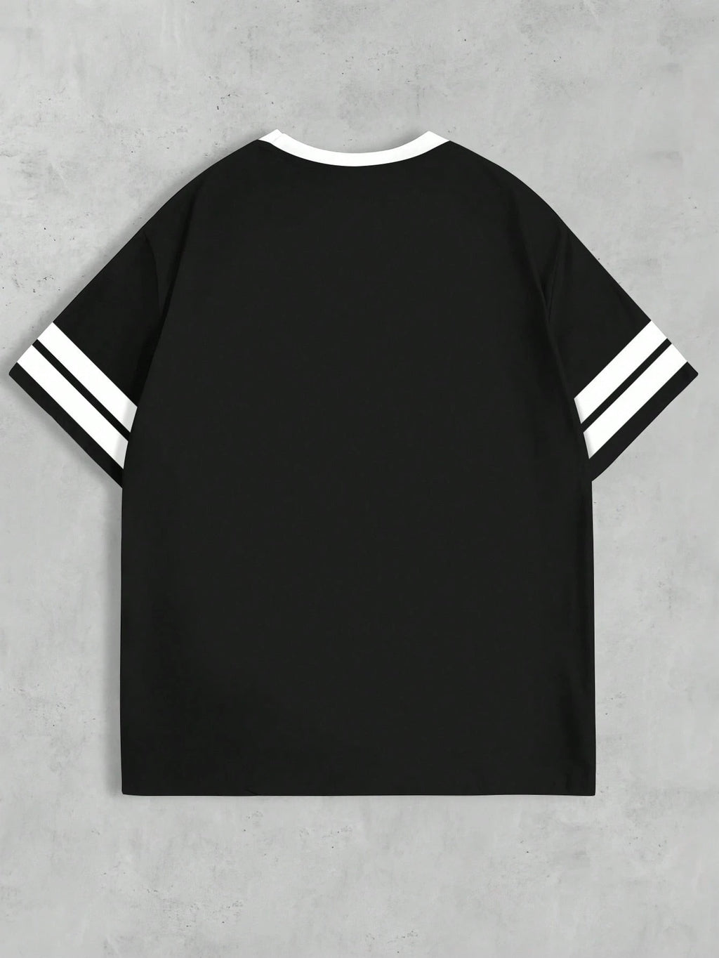 Manfinity Dauomo American Simple Casual Street Sense Retro Polka Dot Number Combination Letters Sports College Style Men'S T-Shirt