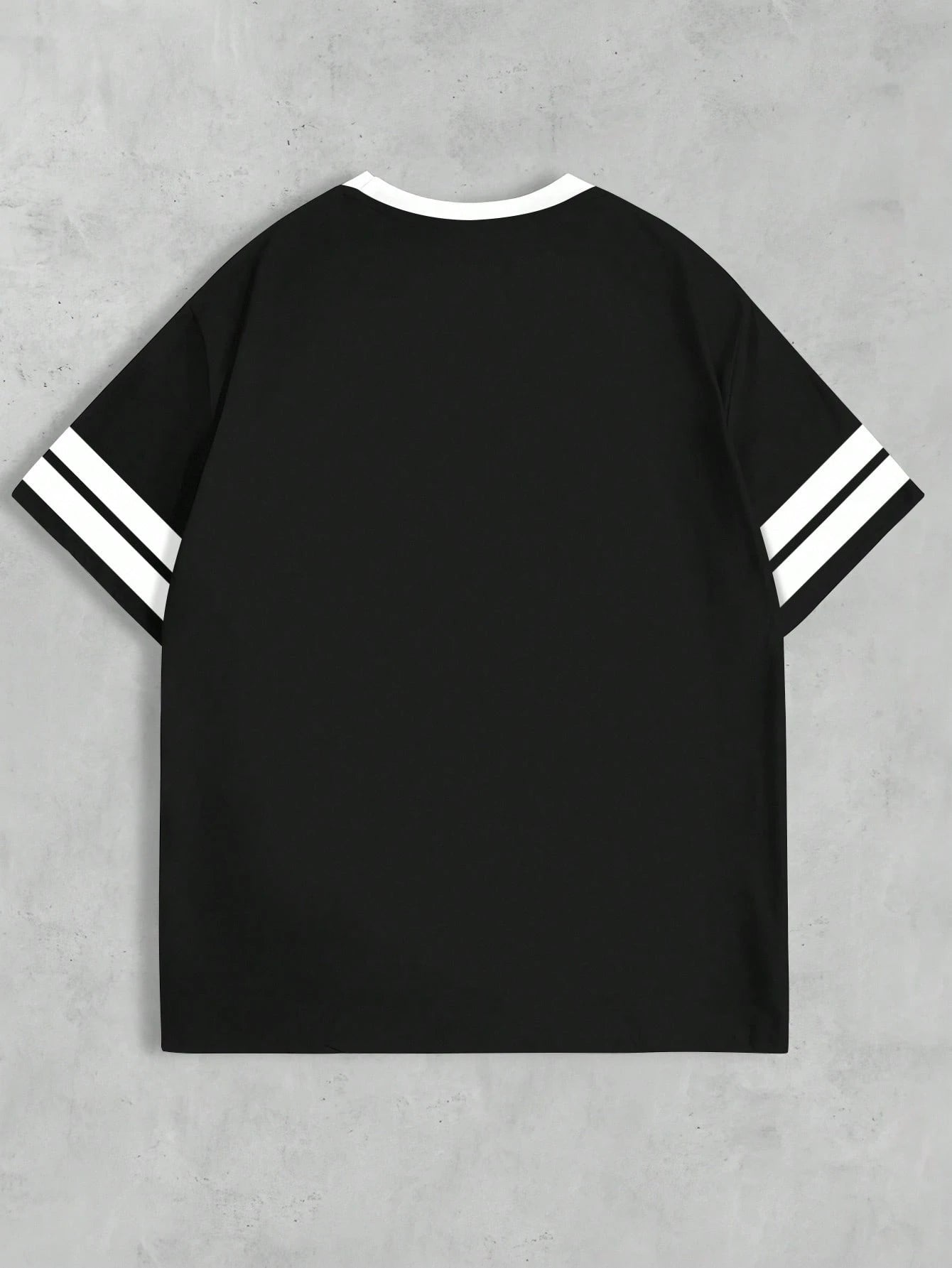 Manfinity Dauomo American Simple Casual Street Sense Retro Polka Dot Number Combination Letters Sports College Style Men'S T-Shirt