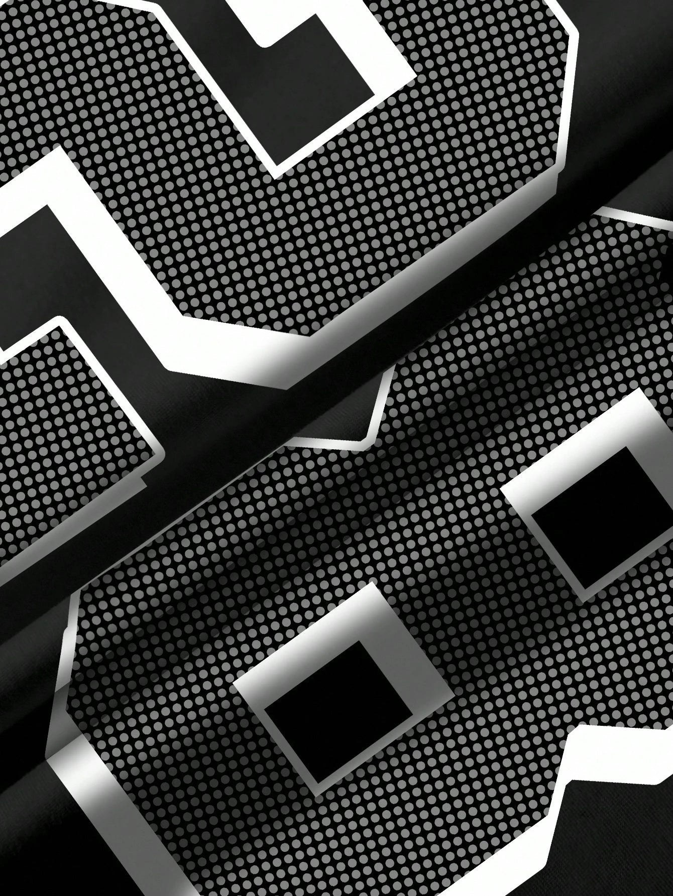 Manfinity Dauomo American Simple Casual Street Sense Retro Polka Dot Number Combination Letters Sports College Style Men'S T-Shirt