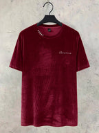 Claim Dot Men'S Casual Letter Print Short Sleeve T-Shirt, Autumn