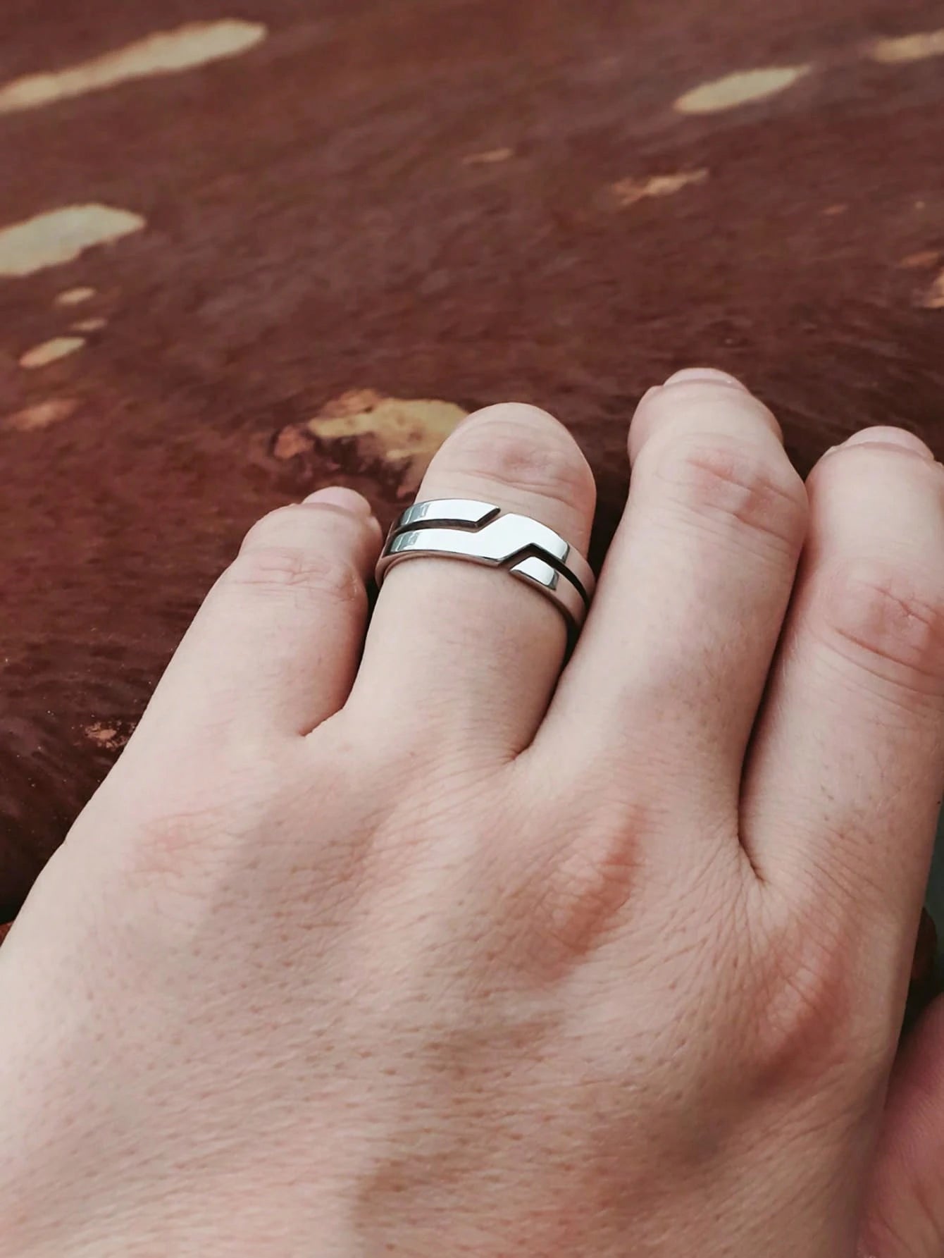 Fashionable and Popular Men Stainless Steel Ring for Jewelry Gift and for a Stylish Look