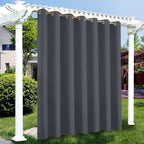 Outdoor Curtains Waterproof Garden Uv Exterior Curtain Sunlight Blackout Curtain for Patio Porch Pergola Covered Terrace Gazebo