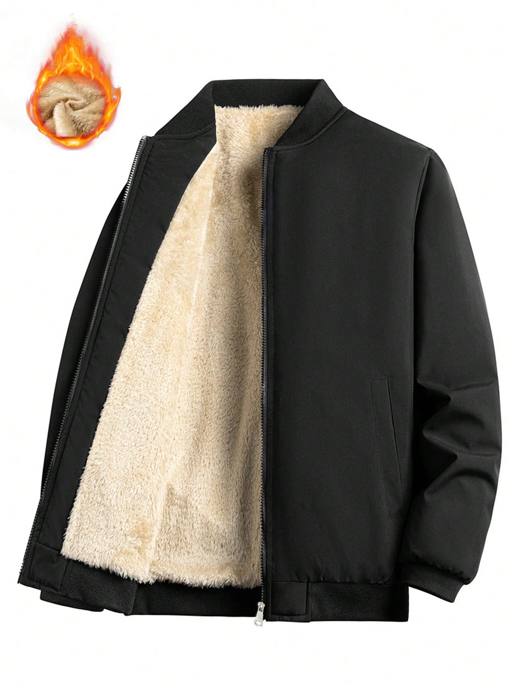 Men'S Fashion Fleece Casual Basic Everyday Wear, for Fall Winter