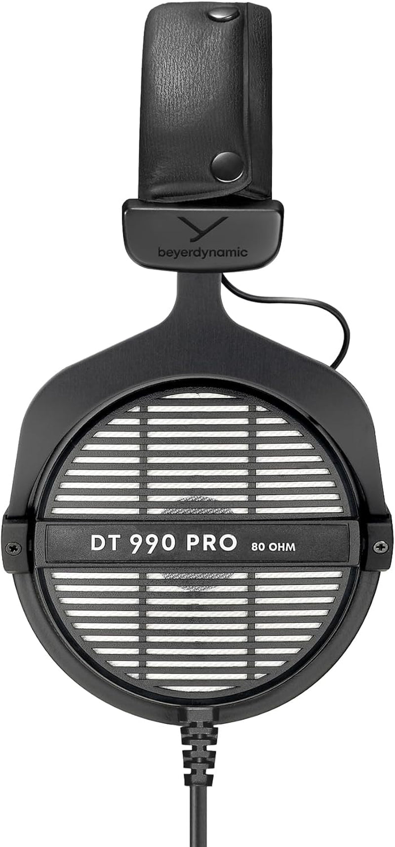 DT 990 PRO Over-Ear Studio Monitor Headphones - Open-Back Stereo Construction, Wired (80 Ohm, Grey)