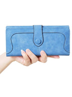 Stitch Detail Long Wallet