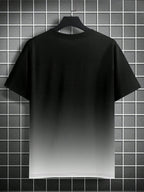 Men'S Gradient Lightning Print Short Sleeve T-Shirt, Summer Fashion