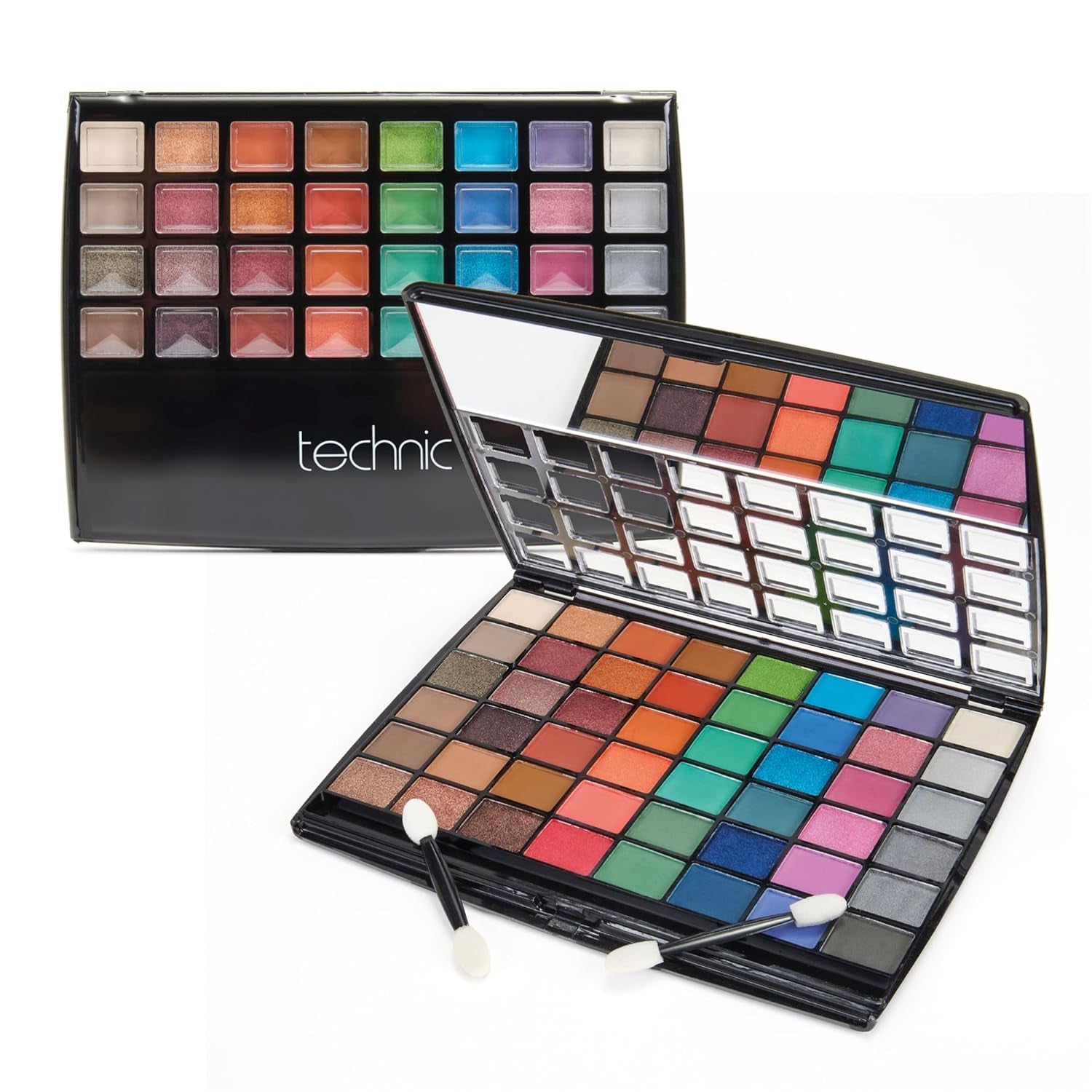 48 Eyes Eyeshadow Palette – Highly Pigmented Matte & Shimmer Shades with Mirror