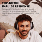 DT 770 Pro Studio Headphones - Over-Ear, Closed-Back, Professional Design for Recording and Monitoring (80 Ohm, Grey)